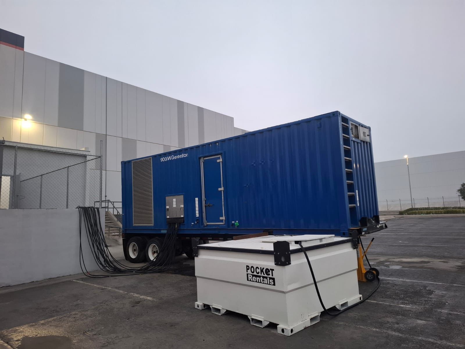 Alquiler de generador 1000 kVA