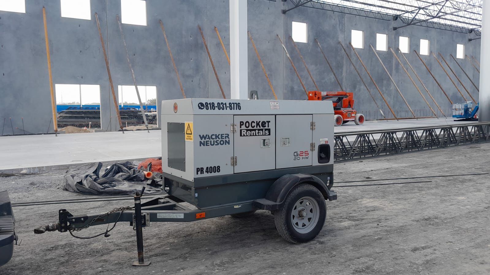 Alquiler de generador 25 kVA